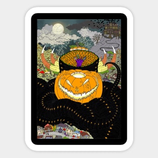 Halloween Wyrm Sticker